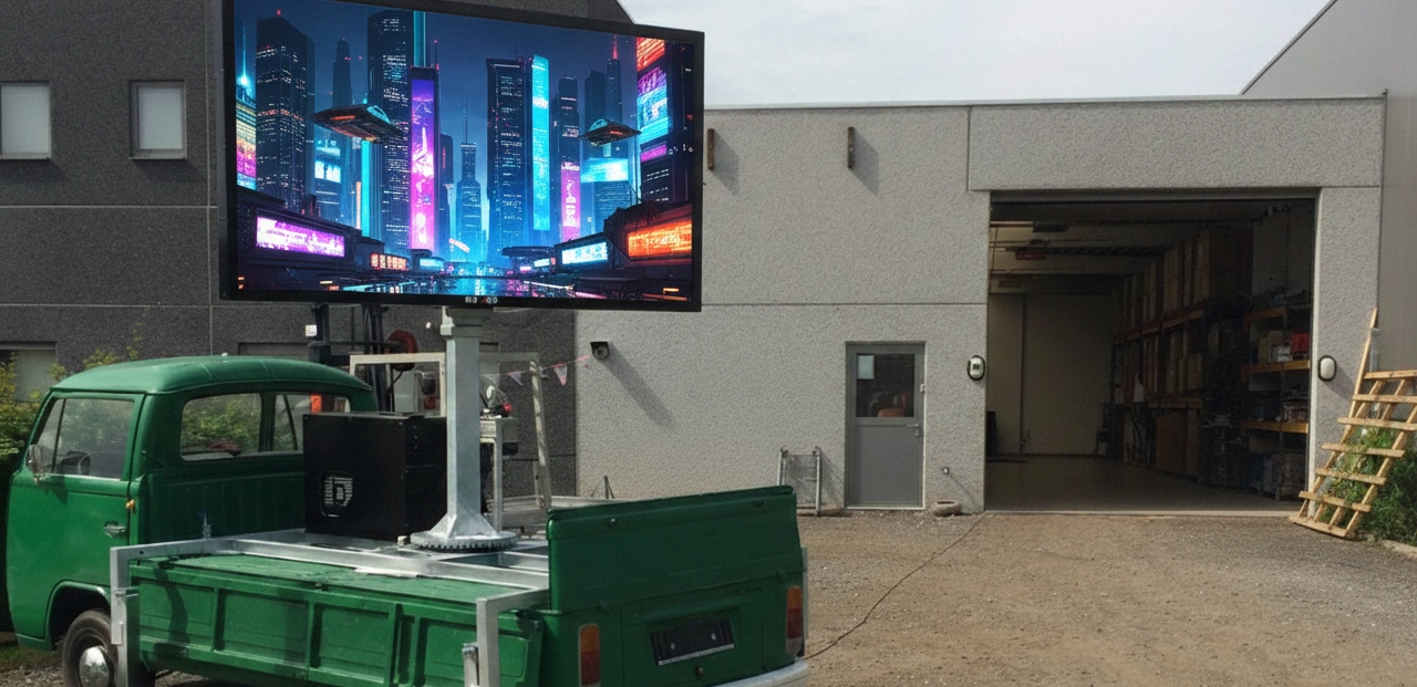 Mobiel LED scherm op maat - Betoled maatwerk