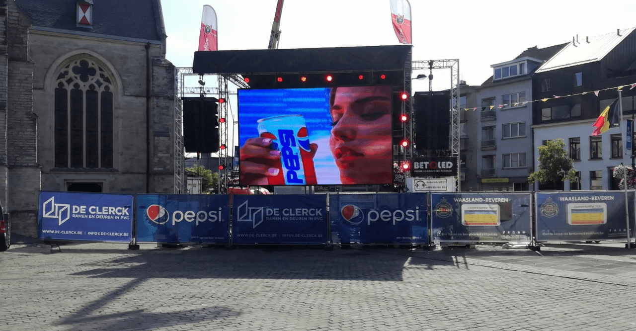 Modulair LED scherm voor events en podia - Betoled