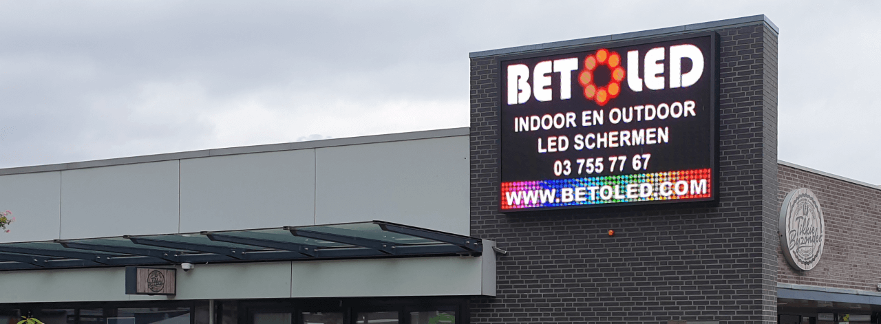 Outdoor LED scherm voor gevelreclame en reclame - Betoled
